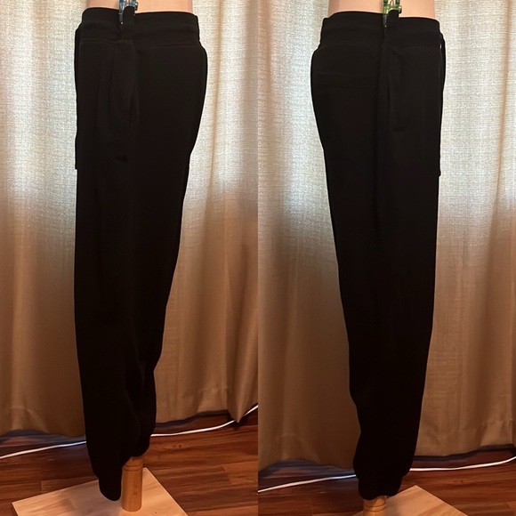 Goodfellow & Co Mens Large Tall Black Jogger Pants with Elastic Waist - Picture 4 of 16